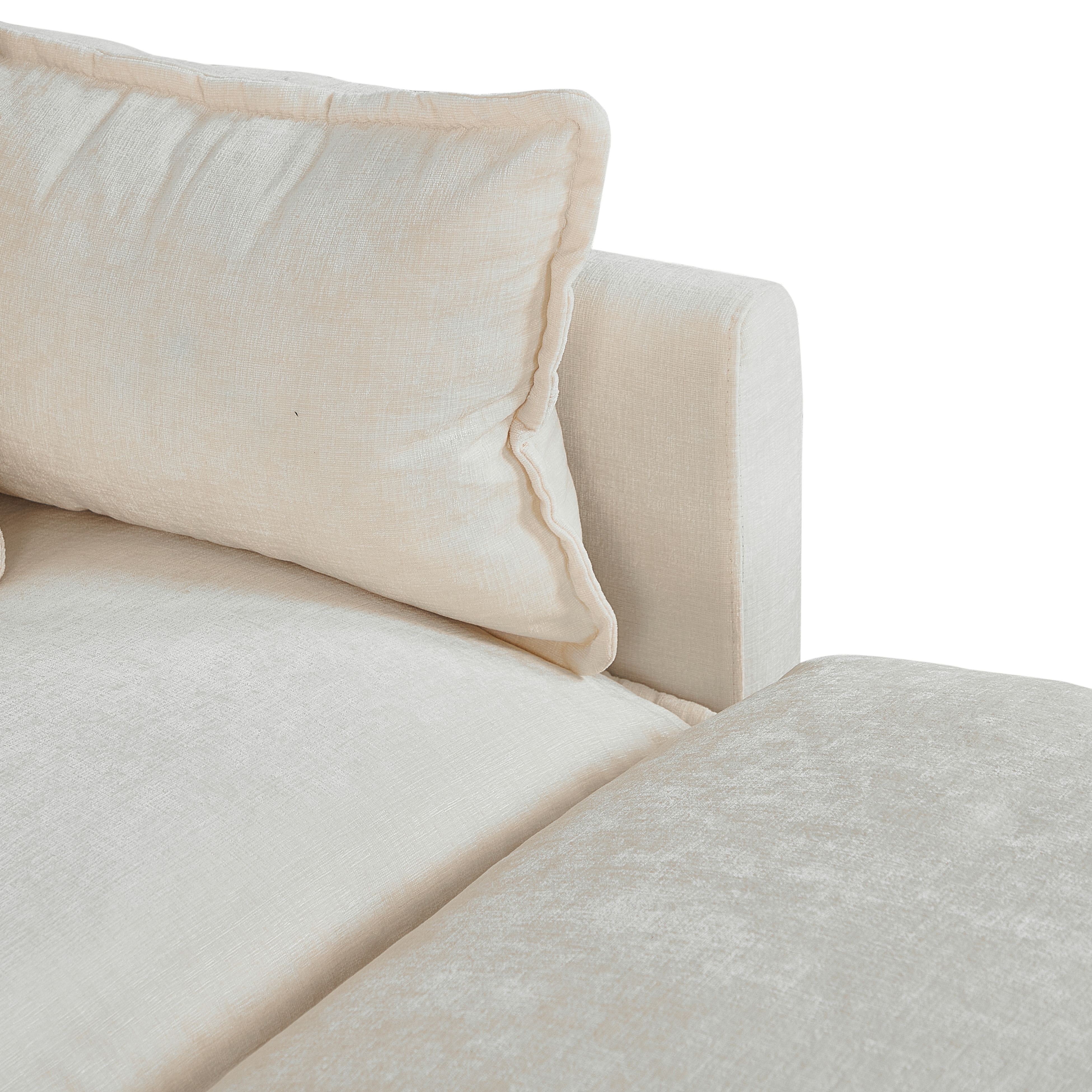 3-seater beige sofa plus 2 footrests 3-seater beige sofa plus 2 footrests